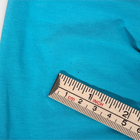 Lululemon Shirt Mens Sz M Blue Long Sleeve 1/4 Button Neck Pullover Knit Casual - Picture 8 of 8